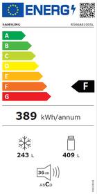 Americká lednice Samsung RS66A8100SL/EF stříbrná barva
