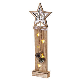 LED dekorace EMOS hvězdy, 48 cm, 2x AA, vnitřní, teplá bílá, časovač 

 obrázek produktu 1 z 4