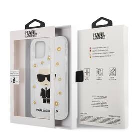 Kryt na mobil Karl Lagerfeld Flower na Apple iPhone 12/12 Pro průhledný

 obrázek produktu 3 z 3