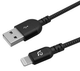 Kabel ADAM Elements AE PeAk III 200B USB-A/MFi Lightning, 1,2 m černý

 obrázek produktu 1 z 2