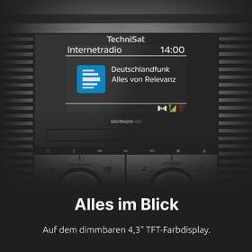 Internetový radiopřijímač s DAB+ TechniSat DIGITRADIO 425 černý/stříbrný

 obrázek produktu 13 z 13