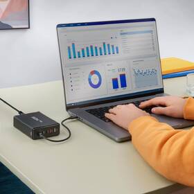 Nabíječka do sítě Hama GaN, 3x USB-C PD, 2x USB-A (1x QC), 140 W černý

 obrázek produktu 7 z 9