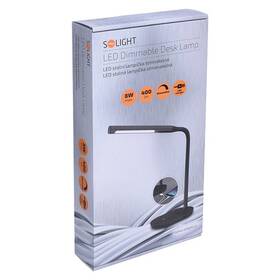 Stolní LED lampička Solight stmívatelná, 8W, 4500K, USB černá

 obrázek produktu 3 z 3