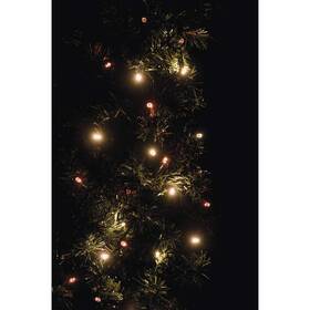 Vánoční osvětlení EMOS 120 LED řetěz pulzující, 12m, IP44, jantarová/červená, čas. 

 obrázek produktu 2 z 6