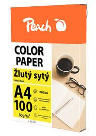 Papíry do tiskárny Peach Color A4 - 100 listů (syté) žluté

 obrázek produktu 1 z 2
