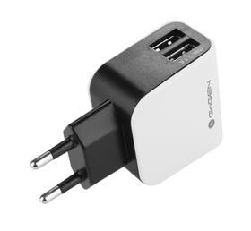 Nabíječka do sítě GoGEN ACH 200, 2x USB, 2,1A černá/bílá

 obrázek produktu 2 z 5