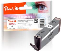Inkoustová náplň Peach Canon CLI-571XGY, 11ml - foto šedá 

 obrázek produktu 1 z 1
