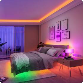 LED pásek Govee WiFi RGBIC Smart PRO, 5m - extra odolný 

 obrázek produktu 4 z 11