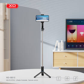 Selfie tyč XO SS13, Bluetooth + stativ, 106cm černá

 obrázek produktu 5 z 7