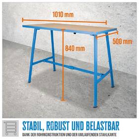 Pracovní stůl Güde GWB 100/50 F 

 obrázek produktu 4 z 4