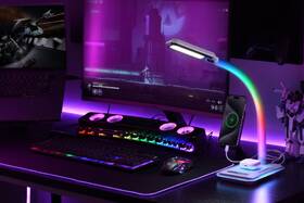 Stolní LED lampička IMMAX GAMER RGB, Qi nabíjení černá

 obrázek produktu 6 z 8