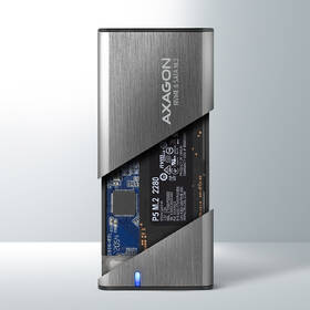 Externí rámeček Axagon RAW box USB-C 3.2 Gen 2, M.2 NVMe & SATA SSD stříbrný

 obrázek produktu 3 z 9