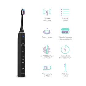 Set zubních kartáčků TrueLife SonicBrush Clean70 UV Duo černý/bílý

 obrázek produktu 6 z 13