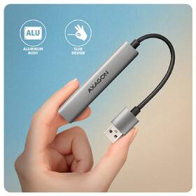 USB Hub Axagon ALU STRIP USB-A 4 port hliník

 obrázek produktu 4 z 4