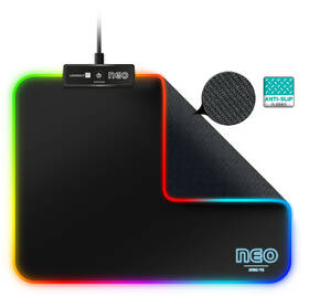 Podložka pod myš Connect IT NEO RGB, vel. S 32 x 24,5 cm černá

 obrázek produktu 2 z 6