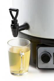 Zavařovací hrnec Domo DO42324PC bílá barva
