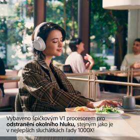 Sluchátka Sony WH-CH720N bílá barva
