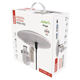 Anténa EMOS VILLAGE MOON–V900, DVB-T2, FM, DAB, filtr LTE/4G/5G bílá

 obrázek produktu 11 z 11