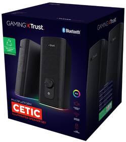 Reproduktory Trust GXT 612 Cetic RGB-Illuminated 2.0 Speaker Set, Bluetooth černé

 obrázek produktu 9 z 9