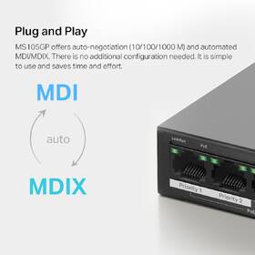 Switch Mercusys MS105GP 

 obrázek produktu 8 z 9