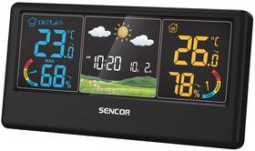 Meteorologická stanice Sencor SWS 4100 černá barva
