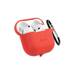 Pouzdro Epico Outdoor Cover s karabinou pro Apple AirPods 4 červené

 obrázek produktu 1 z 3