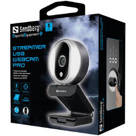 Webkamera Sandberg Webcam Streamer Pro černá

 obrázek produktu 4 z 4