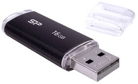 USB Flash Silicon Power Ultima U02 16 GB černá barva

