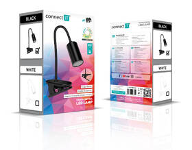 Stolní LED lampička Connect IT Clip 2 černá

 obrázek produktu 5 z 5