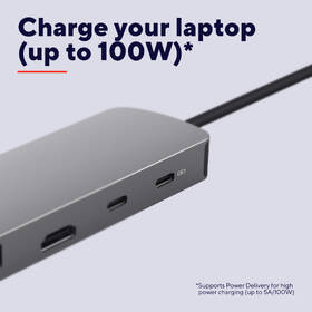 USB Hub Trust Dalyx 8v1 USB-C šedý

 obrázek produktu 11 z 16