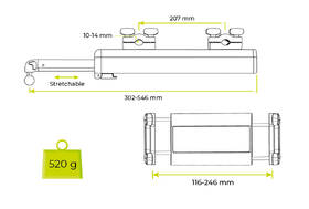 Držák Mobile Origin Tablet and Phone Mount Arm černý

 obrázek produktu 10 z 11