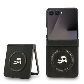 Kryt na mobil Karl Lagerfeld PU Karl and Choupette Heads Magnetic na Samsung Galaxy Z Flip 7 černý

 obrázek produktu 1 z 7