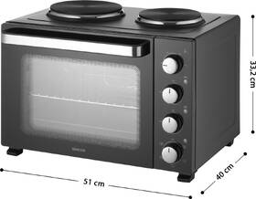 Mini trouba Sencor SEO 3500BK černá

 obrázek produktu 4 z 16