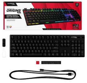 Klávesnice HyperX Alloy Origins PBT - Red, US černá

 obrázek produktu 6 z 7