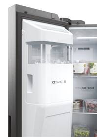 Americká lednice Haier HSW79F18CIMM nerez
