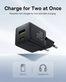 Nabíječka do sítě Baseus Palm 20W 1xUSB-A 1xUSB-C PD QC 3.0 černá

 obrázek produktu 6 z 13
