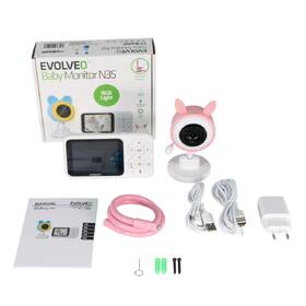 Dětská elektronická chůva Evolveo Baby Monitor N35 (CAM-35P) bílá/růžová

 obrázek produktu 11 z 15