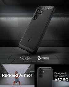 Kryt na mobil Spigen Rugged Armor - Samsung Galaxy A57 5G černý

 obrázek produktu 13 z 17