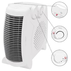 Teplovzdušný ventilátor Clatronic HL 3838 bílý

 obrázek produktu 4 z 15