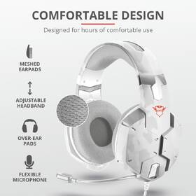 Headset Trust GXT 322W Carus - snow camo 

 obrázek produktu 7 z 10