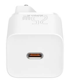 Nabíječka do sítě Baseus Super Si USB-C 25W + USB-C kabel 1m bílá

 obrázek produktu 2 z 6