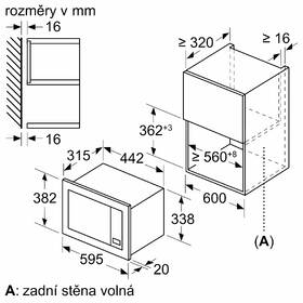 Mikrovlnná trouba Bosch BFL623MS3 nerez
