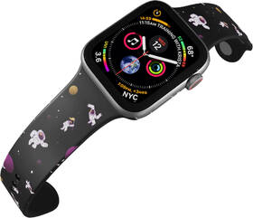 Řemínek Mi-Band na Apple Watch 42/44/45/49 mm - motiv Kosmonaut 2, černý 

 obrázek produktu 3 z 3