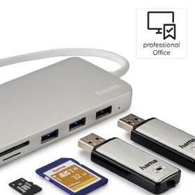 USB Hub Hama Connect2Mac, multiport, pro Apple MacBook Air a Pro 

 obrázek produktu 4 z 7