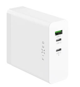 Nabíječka do sítě FIXED Charging Station, 2xUSB-C 1xUSB-A, GaN, PD 3.1, 140W bílá

 obrázek produktu 2 z 13