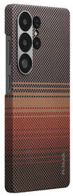 Kryt na mobil Pitaka Tactile Woven, Sunset na Samsung Galaxy S25 Ultra černý/oranžový

 obrázek produktu 1 z 3