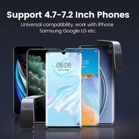 Držák na mobil UGREEN Waterfall-Shaped Air Vent černý/stříbrný

 obrázek produktu 8 z 9