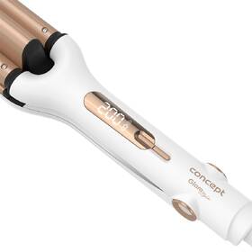 Kulma vlnkovač Concept KT2140 GLAM Style bílá/rose gold

 obrázek produktu 3 z 14