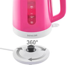 Rychlovarná konvice Sencor SWK 1028RS růžová

 obrázek produktu 6 z 10