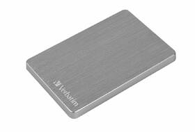 Externí pevný disk 2,5" Verbatim ALU Slim 1TB USB 3.2 šedá barva
